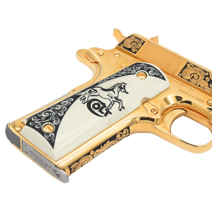 Colt 1911 45 ACP Engraved in 24K Gold Custom