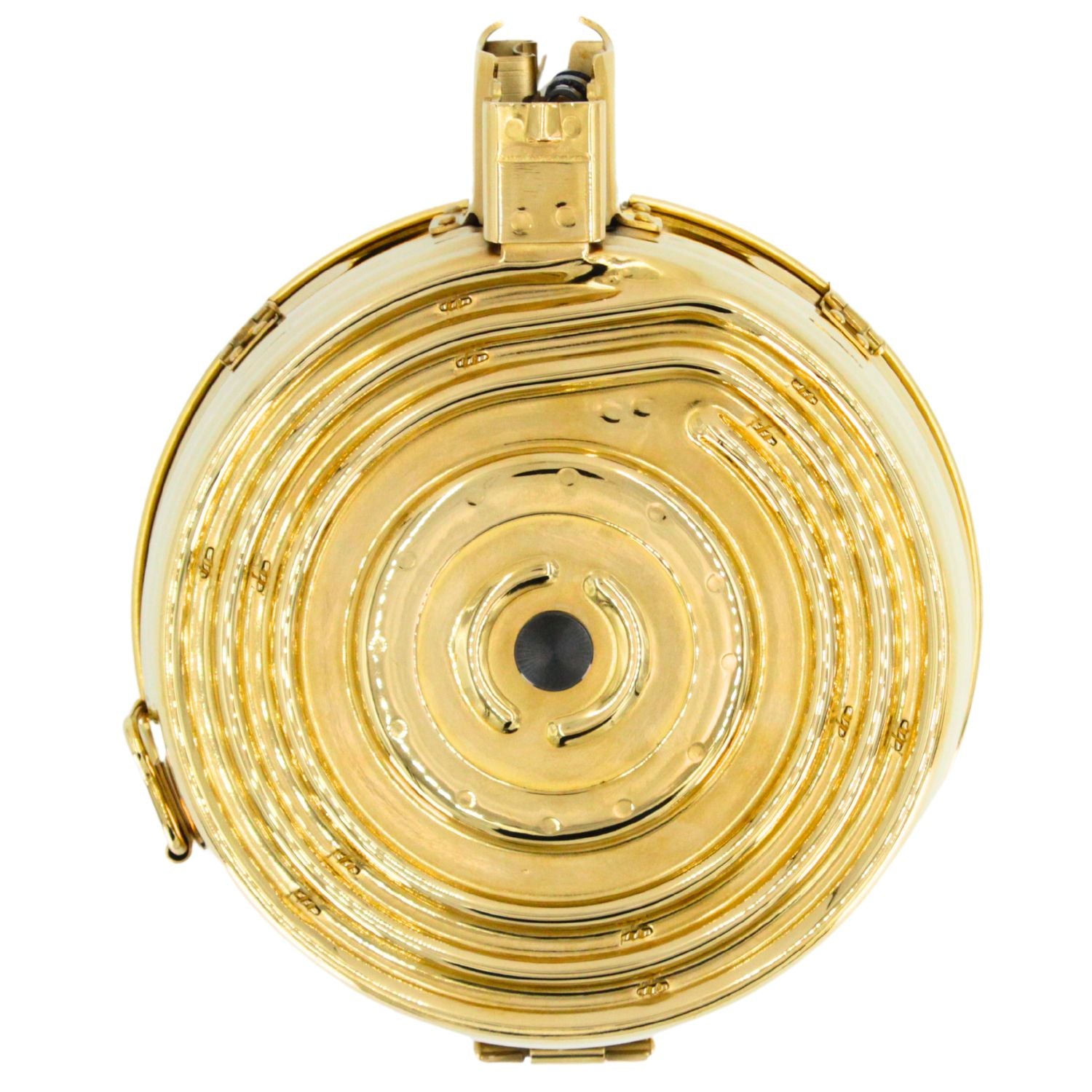 Century Arms Micro Draco, 7.62 x39mm, 24k Gold Plated WITH/Gold plated Drum, SKU: 6717974937702, Gold AK47,  24k Gold AK , Gold Micro Draco