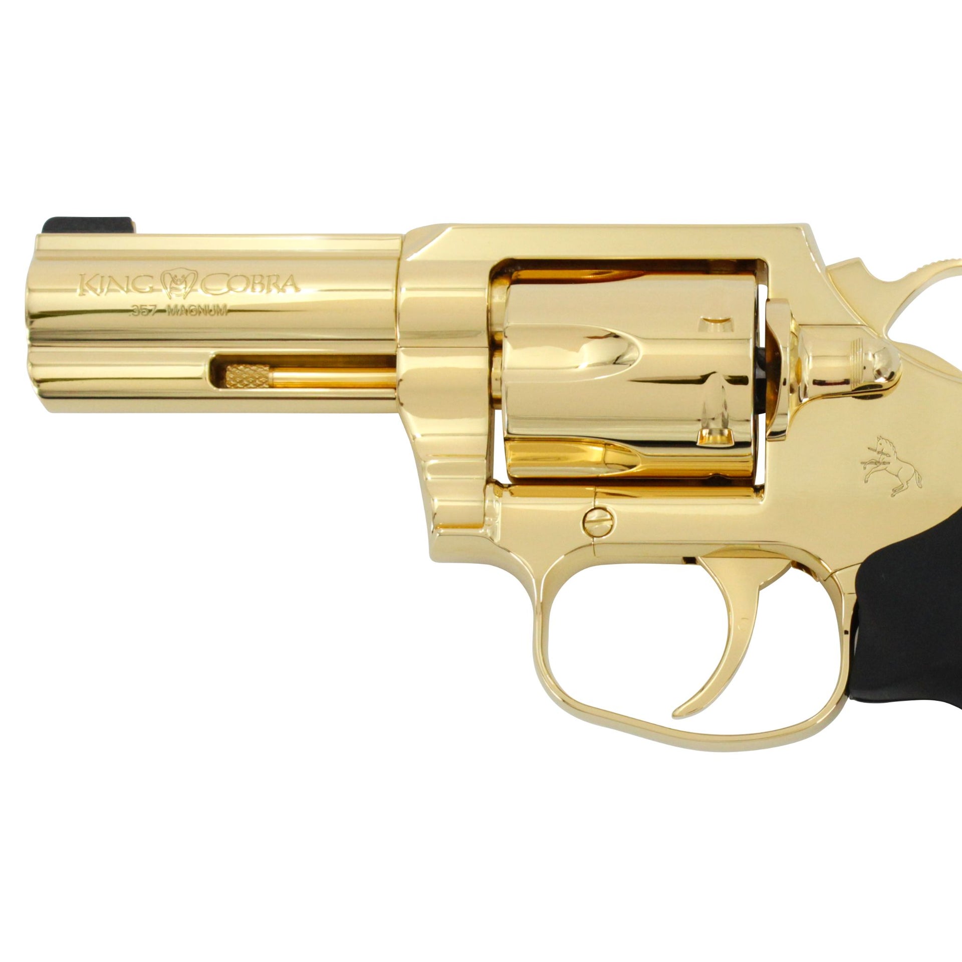 Colt King Cobra, 3", 357 Magnum, 24 karat Gold Plated, SKU: 4905672999014, Gold Gun, gold firearm