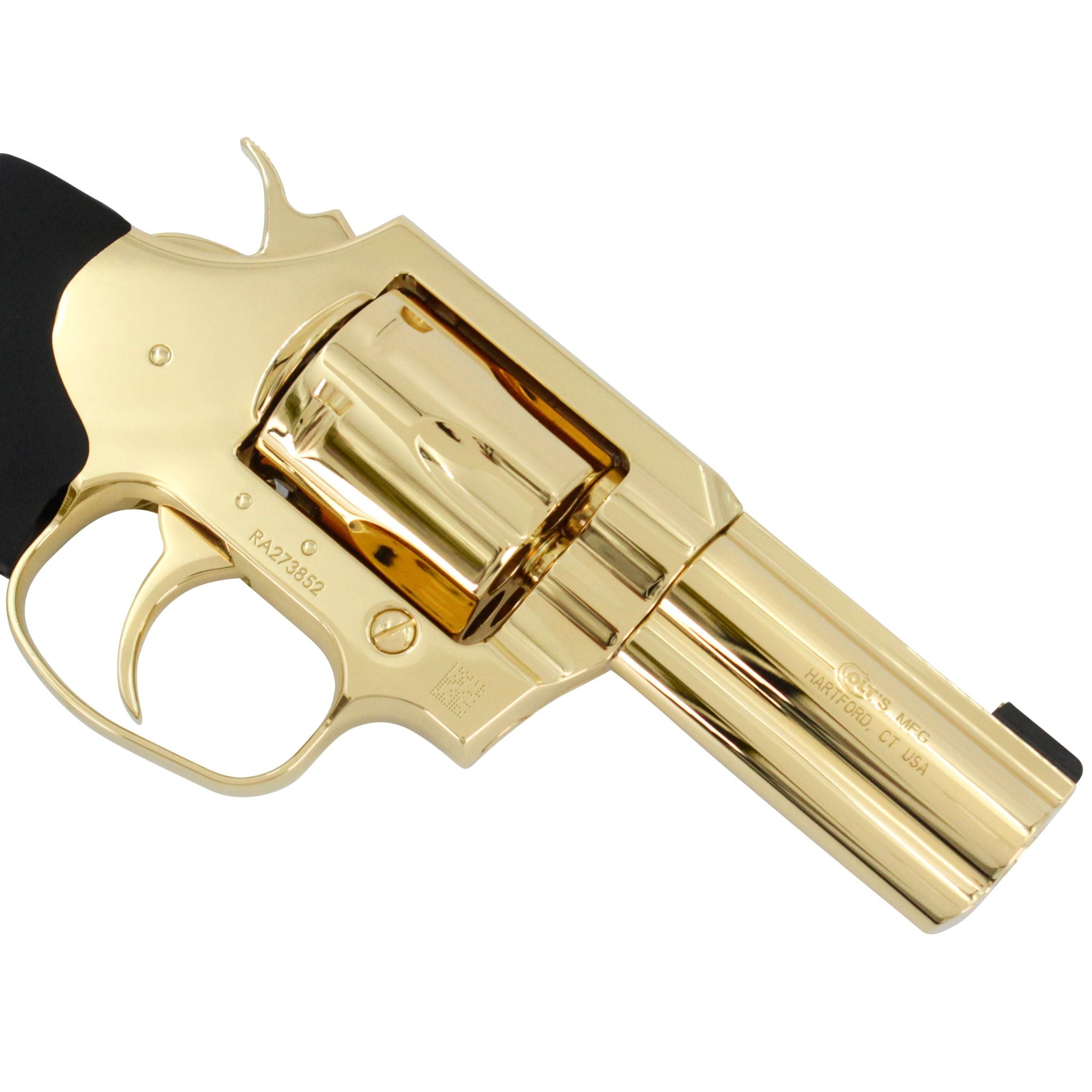 Colt King Cobra, 3", 357 Magnum, 24 karat Gold Plated, SKU: 4905672999014, Gold Gun, gold firearm