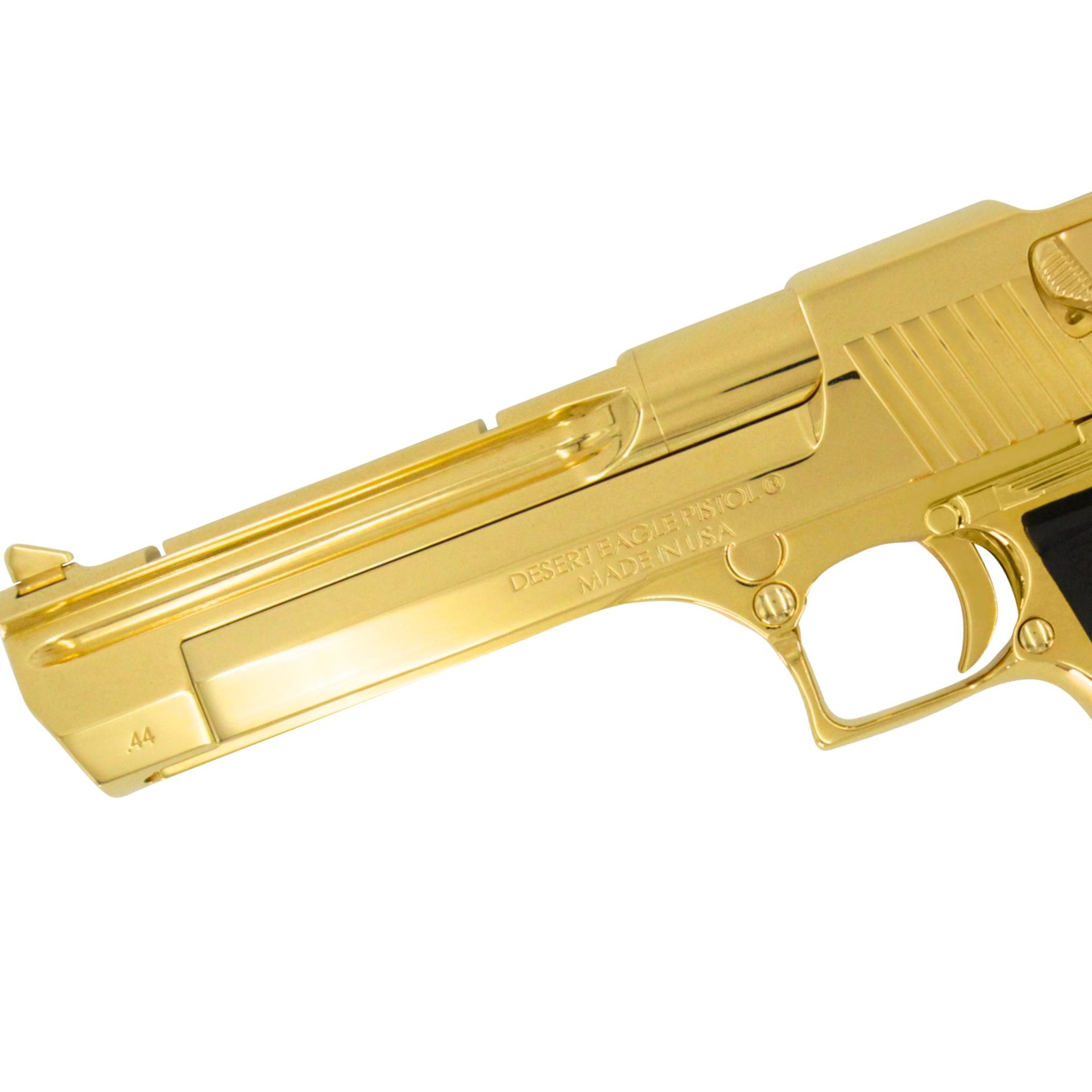 Magnum Research Desert Eagle Mark XIX, 44 Rem Mag, 6", 24 Karat Gold Plated, SKU: 4943237251174, 24 karat gold gun, 24 Karat Gold Firearm, California compliant handguns