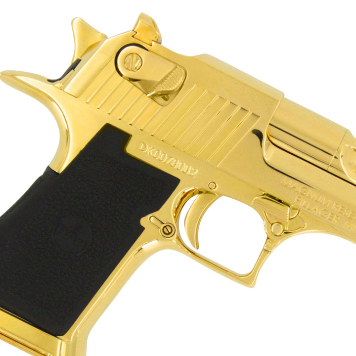 Magnum Research Desert Eagle Mark XIX, 44 Rem Mag, 6", 24 Karat Gold Plated, SKU: 4943237251174, 24 karat gold gun, 24 Karat Gold Firearm, California compliant handguns