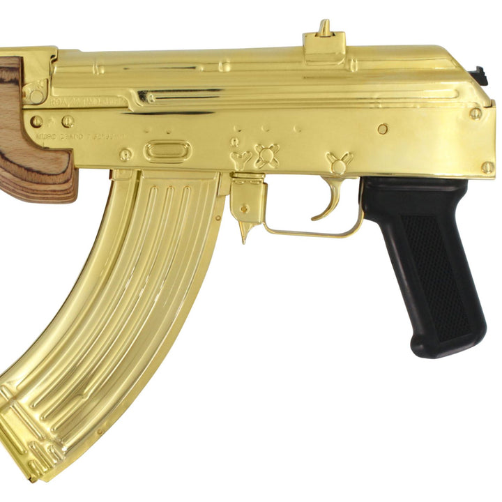 Century Arms Micro Draco, 7.62 X 39mm, 24k Gold Plated With 24k Gold Plated Magazine, SKU: 6781534470246