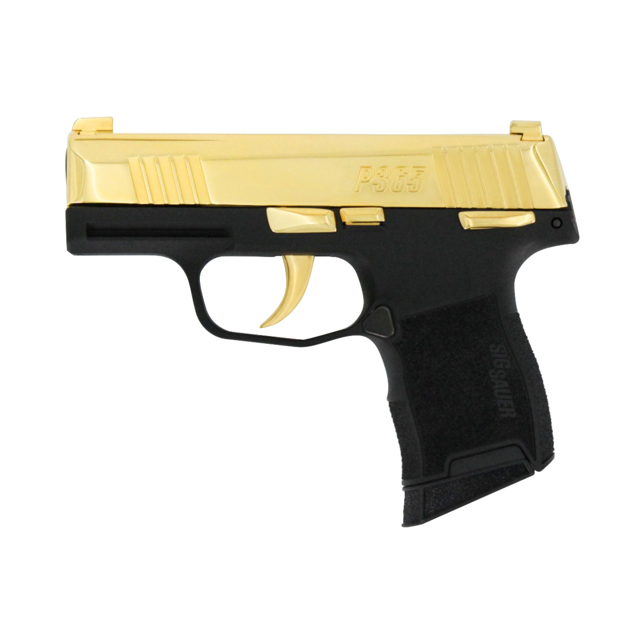 Sig Sauer P365, 9MM Luger, 24kt Gold