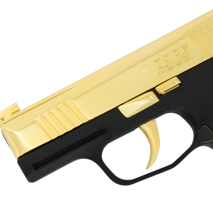 Sig Sauer P365, 9mm Luger, 24kt Gold, SKU: 6774603710566, 24 karat gold gun, 24 Karat Gold Firearm