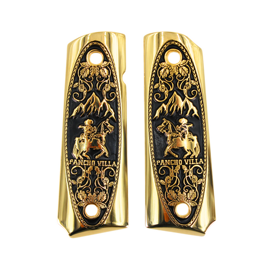 1911 Laser Pearl Spade Springfield Armory 911 9mm Grips Engraved