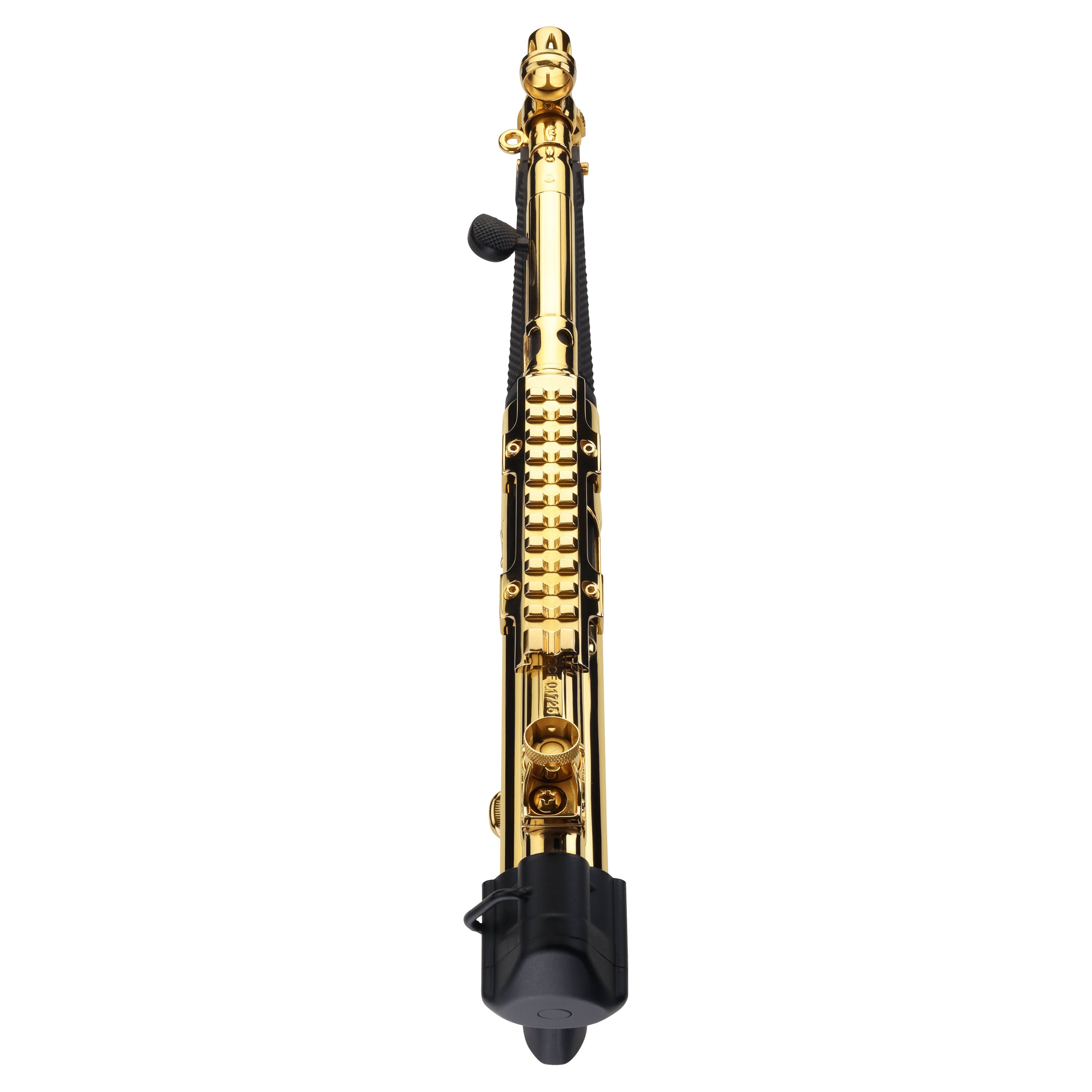 Century Arms 24K Italian Gold HG6034ALN AP5 CORE 9mm Luger 30+1 8.90" Threaded Barrel, Black, Stamped Metal Rec, Fixed Front/Drum Rear Sights, Includes Sling (2 Mag)-4