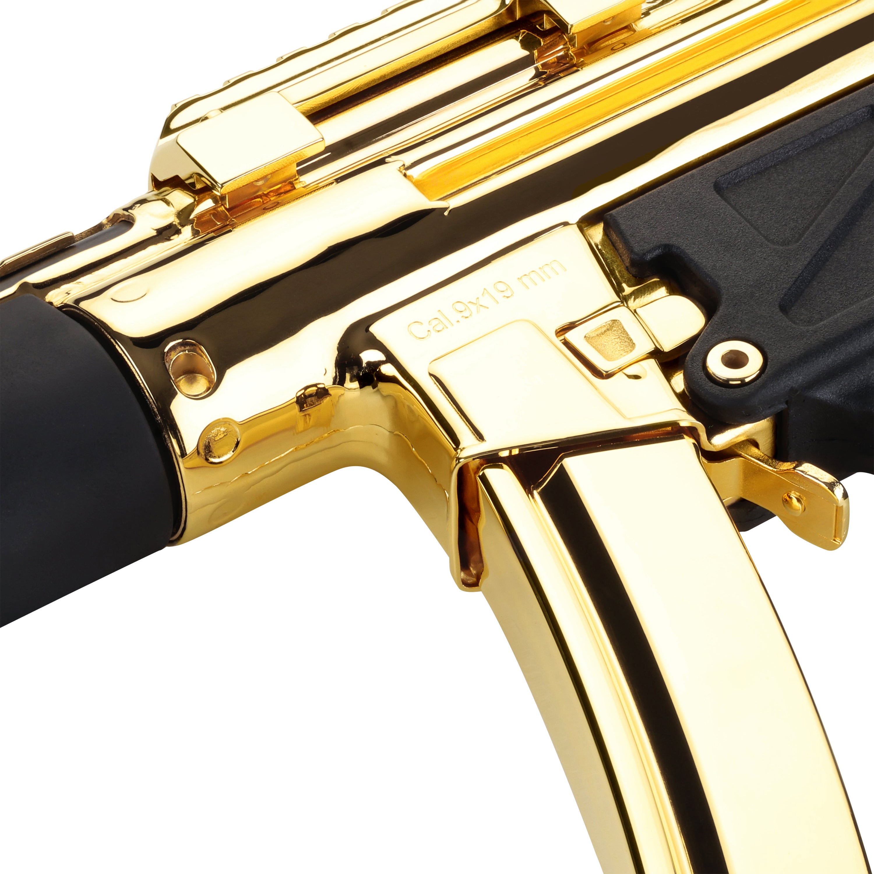 Century Arms, AP5-P Grey Team 24K Gold Plated 9mm Luger 14.9" Barrel 30-Rounds Black Furniture-5