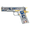 Colt 1911 45 ACP Liberty Crown in High Polish Stainless Steel 24K Gold Plated Accents and Grips,  SKU: 7675725906022, UPC: 850050514817