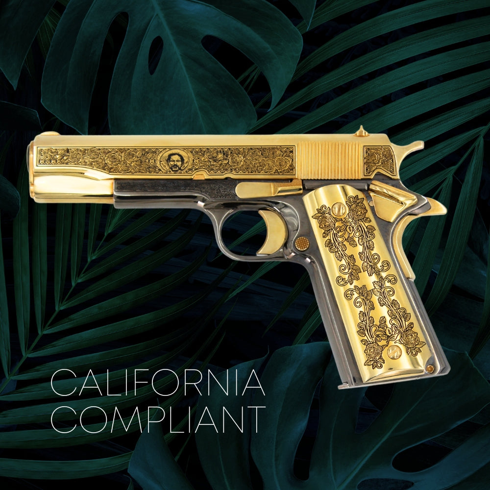 Rock Island 38 Super 24K Gold Custom CA Compliant