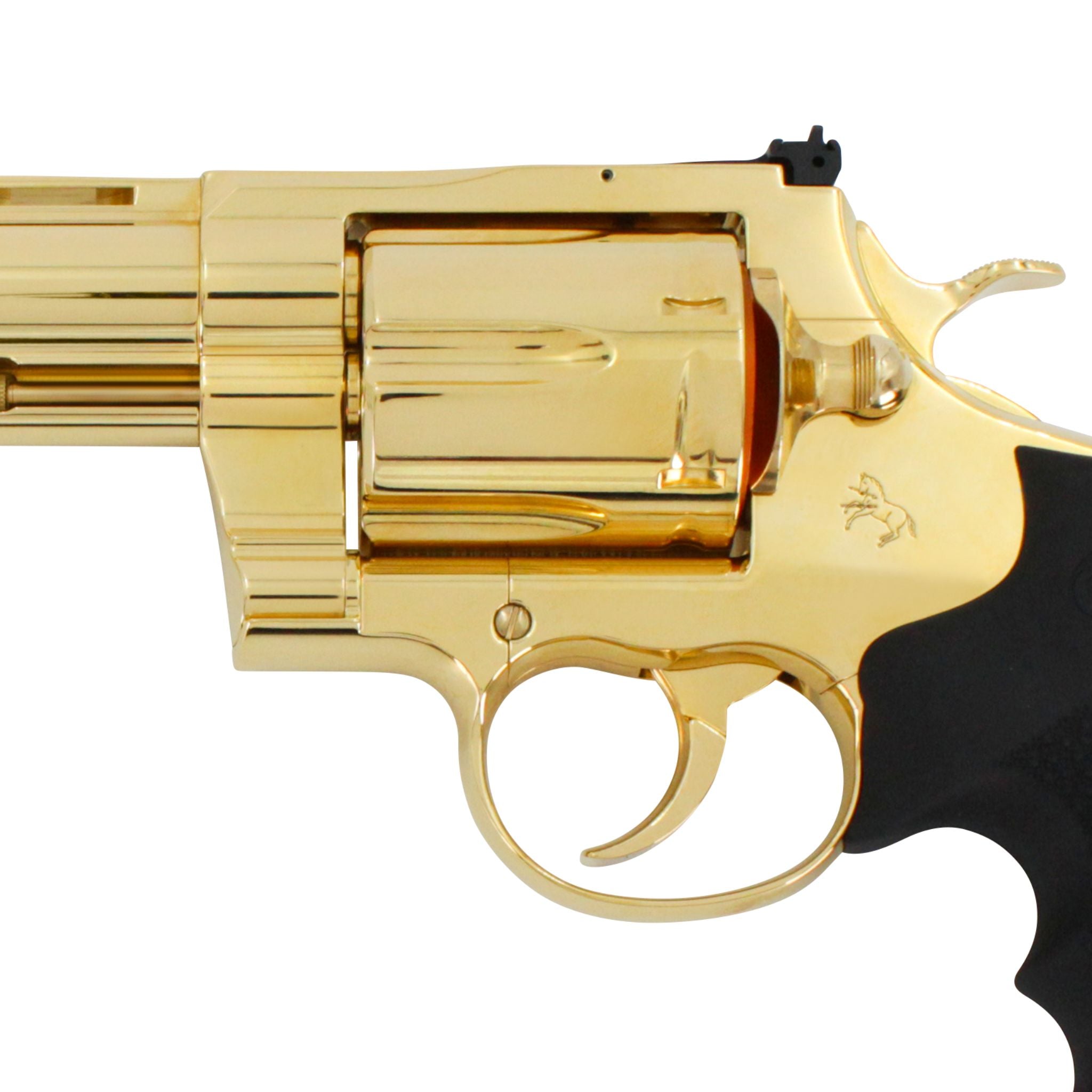 Colt Anaconda, 8", .44 Magnum, 24 karat Gold Plated SKU: 6707256393830, 24 karat gold gun, 24 Karat Gold Firearm
