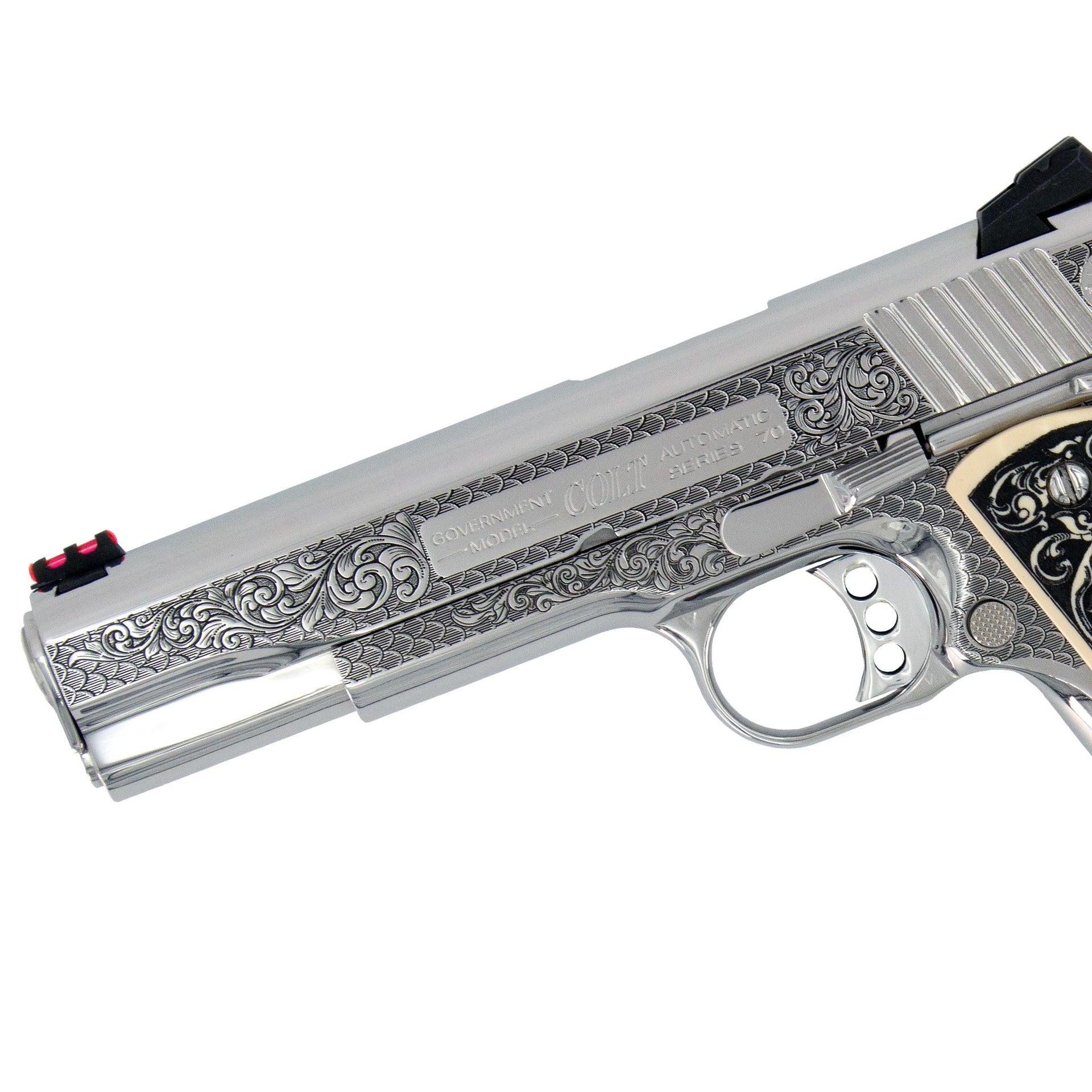 Colt Competition 9mm Engraved High Polished Stainless Steel