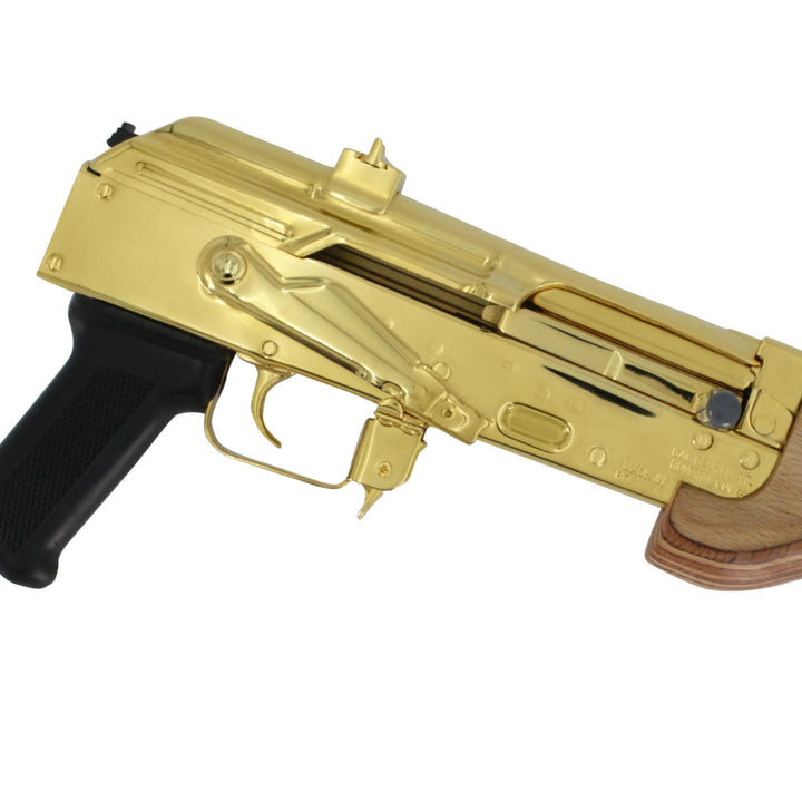 Century Arms Micro Draco, 24K Gold, 7.62 x 39mm, Standard 30rd Magazine, SKU: 6781534470247,  HG2797N