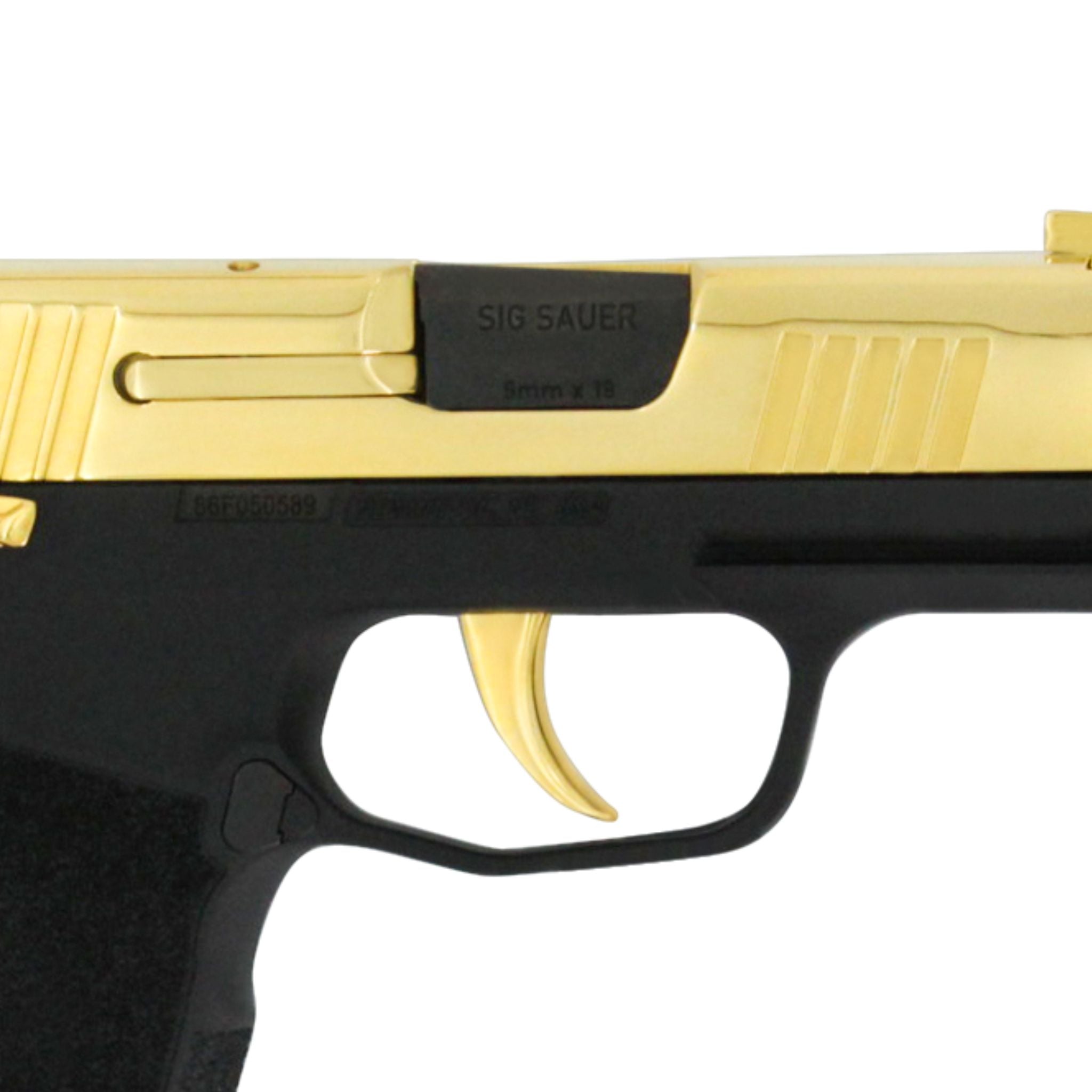 Sig Sauer P365, 9mm Luger, 24kt Gold, SKU: 6774603710566, 24 karat gold gun, 24 Karat Gold Firearm
