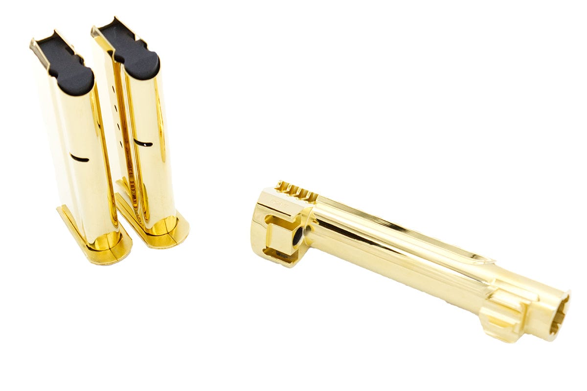 Seattle Engraving Center Pistol Mark XIX Desert Eagle Conversion Kit, 50 AE, 24kt Gold Plated